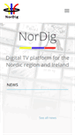 Mobile Screenshot of nordig.org